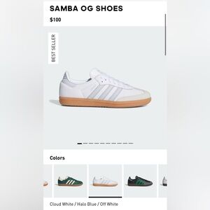 Adidas Sambas OG Shoes 8 1/2